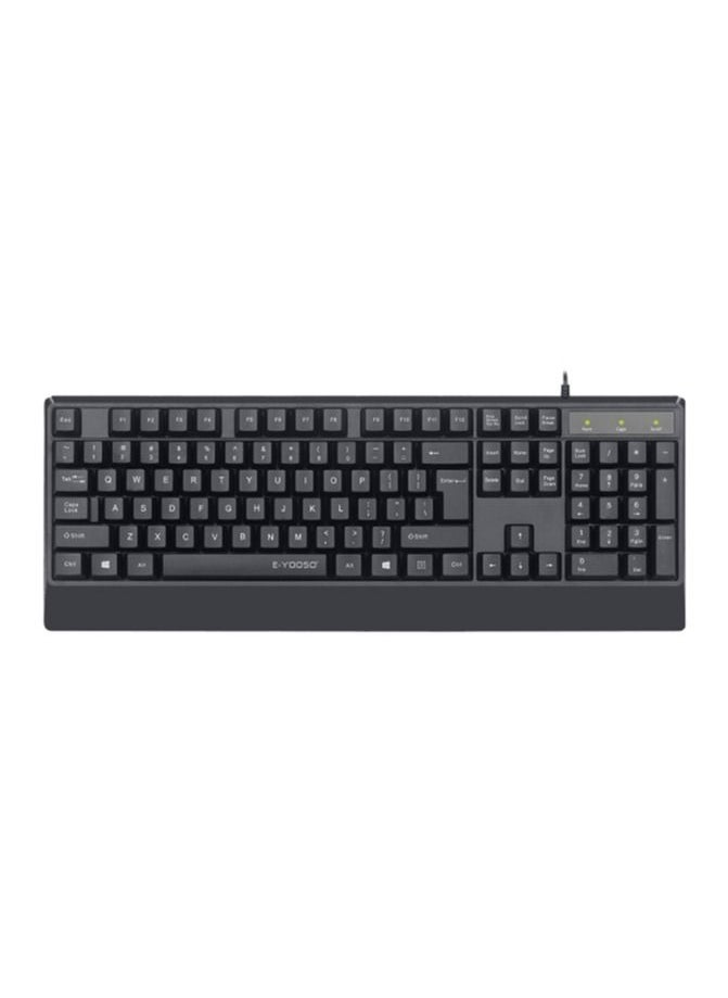 E-YOOSO - K-500 104key ABS Membrane Keyboard for Office Work - Image 1