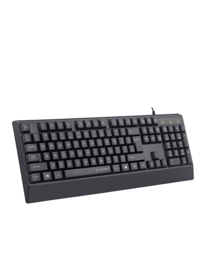 E-YOOSO - K-500 104key ABS Membrane Keyboard for Office Work - Image 1