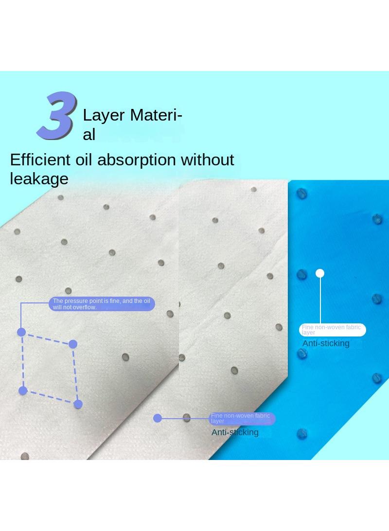 واي آند دي قطعة من فلتر المطبخ خزان فلتر المطبخ سميك عالي الكفاءة مضاد للتسرب لتنظيف شفاط المطبخ من الورق الماص للزيت - Image 5