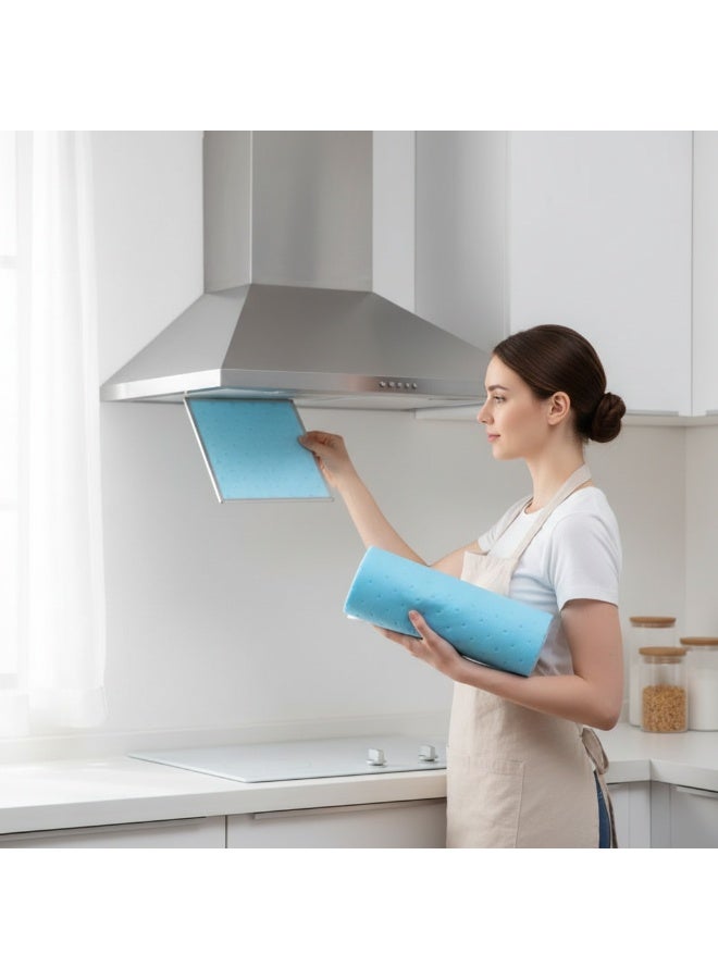 Y&D 20 Piece Kitchen Filter Tank Thickened High Efficiency Anti Leakage Range Hood Cleaning Oil Absorbing Pad Paper - Image 1