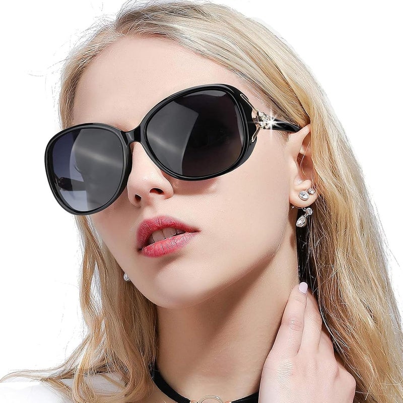 FIMILU Sunglasses for Women Trendy Polarized Sunglasses Oversized Big Sun Glasses Ladies Shades UV Protection | Fits Over Glasses ≤5.4"x1.65". Side Shields Block Sun & Wind. Weighs Only 1.1 oz—Light enough for All-day Comfortable Driving - Image 2