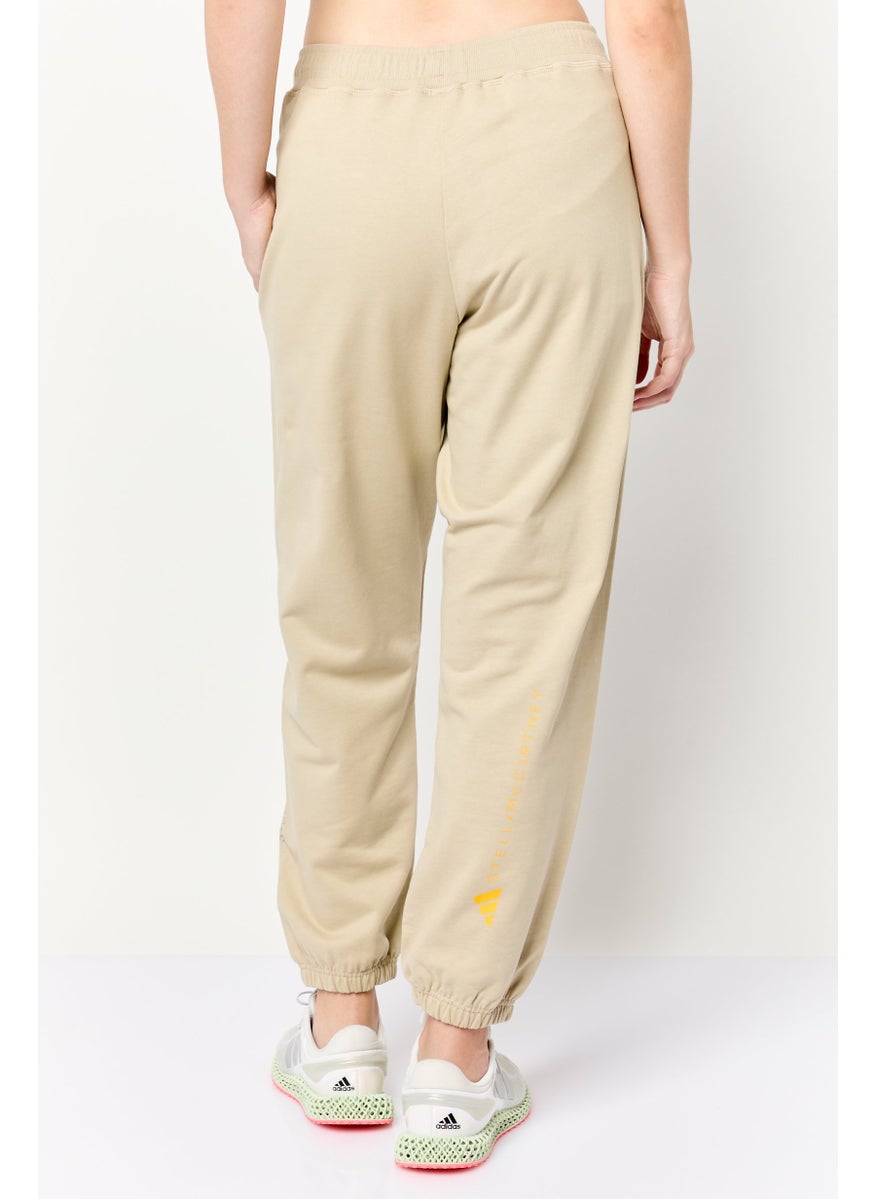 Women Sportswear Fit Brand Logo Training Sweatpants, Khaki