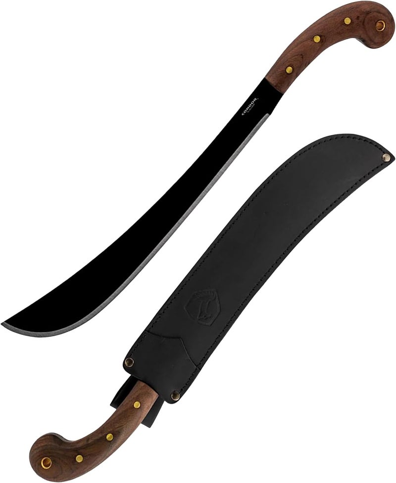 Condor Tool & Knife Survival Machete with Walnut Handle - Image 1
