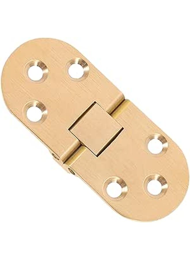 Solid Brass 180 Degree Folding Table Flap Hinge Matte Brushed Finish for Cabinet Hardware - Image 1