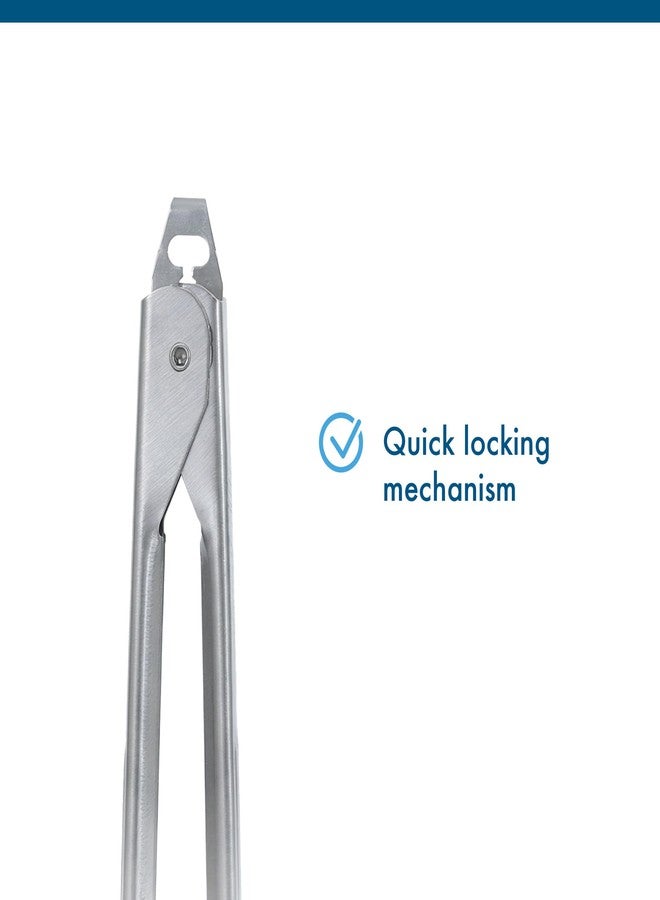 EDLUND 3-Pack Tong Set – Commercial Grade Stainless Steel Tongs (7", 9", 12"), Heavy Duty Grip, Locking Mechanism, Made in USA - Image 5