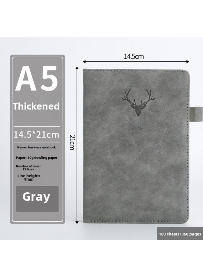 Enterprise Thickened High-value A5 Notebook Business Simple Ultra-thick Notebook Retro Art Student Notebook - Image 1