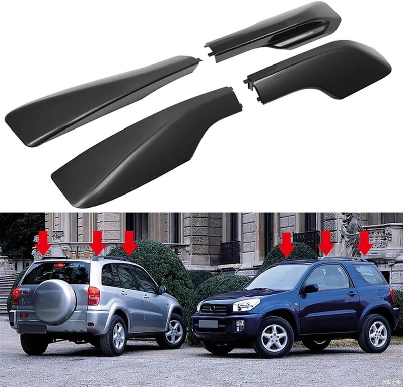 Wivplex Car Roof Rack Rail End Covers for Toyota RAV4 - Image 5
