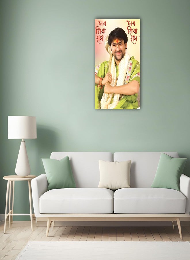 Anaadi Dhirendra Shastri Bageshwar Dham Photo Poster Without Frame for Home & Office Decoration (12x18 Inch) - Image 2