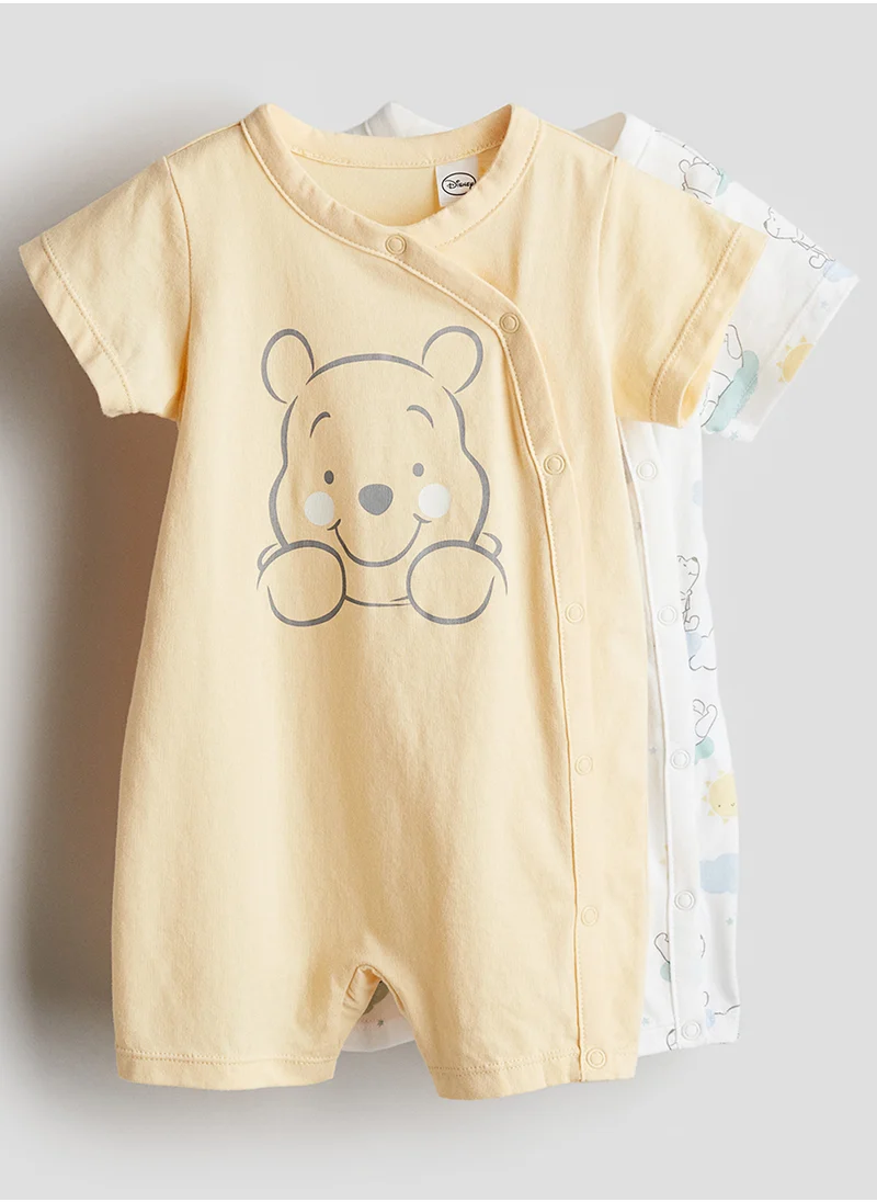 H&M Kids 3 Pack Printed Bodysuit Pyjama