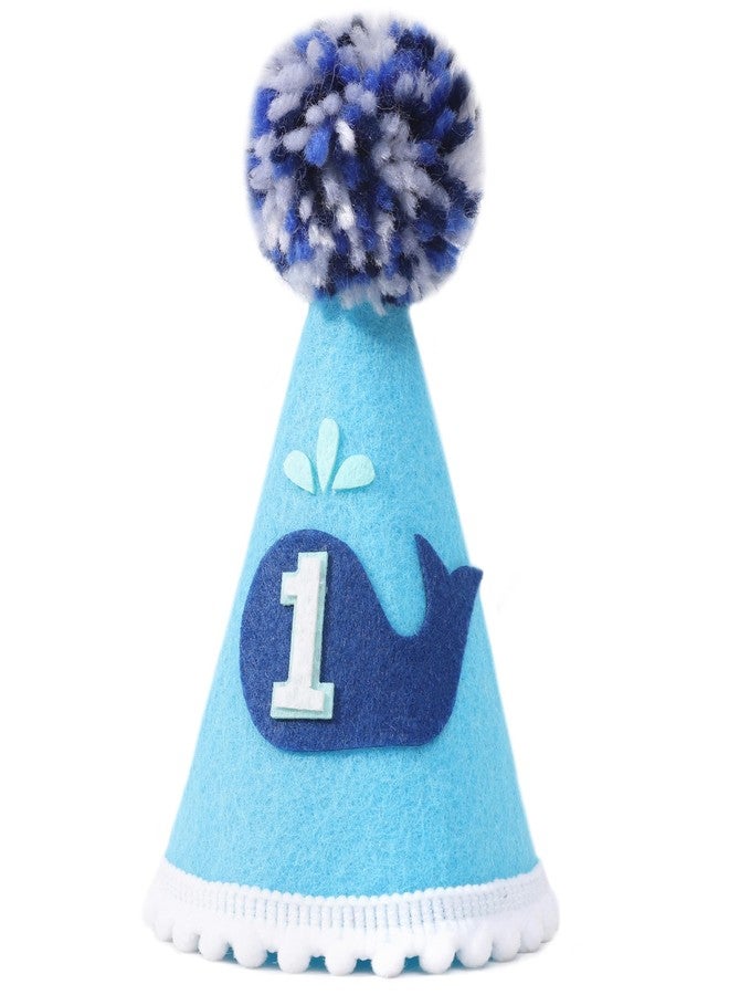 YOUAME 1st Birthday Party Hat - Whales Crown for Baby's First Birthday Party, Decorations and Photo Props - Image 1