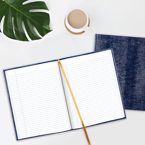 Blueline Executive Journal, Lizard-Like Hard Cover, Ribbon Bookmark, 150 Pages, 10.75" x 8.5", Blue (A10.82) - Image 5