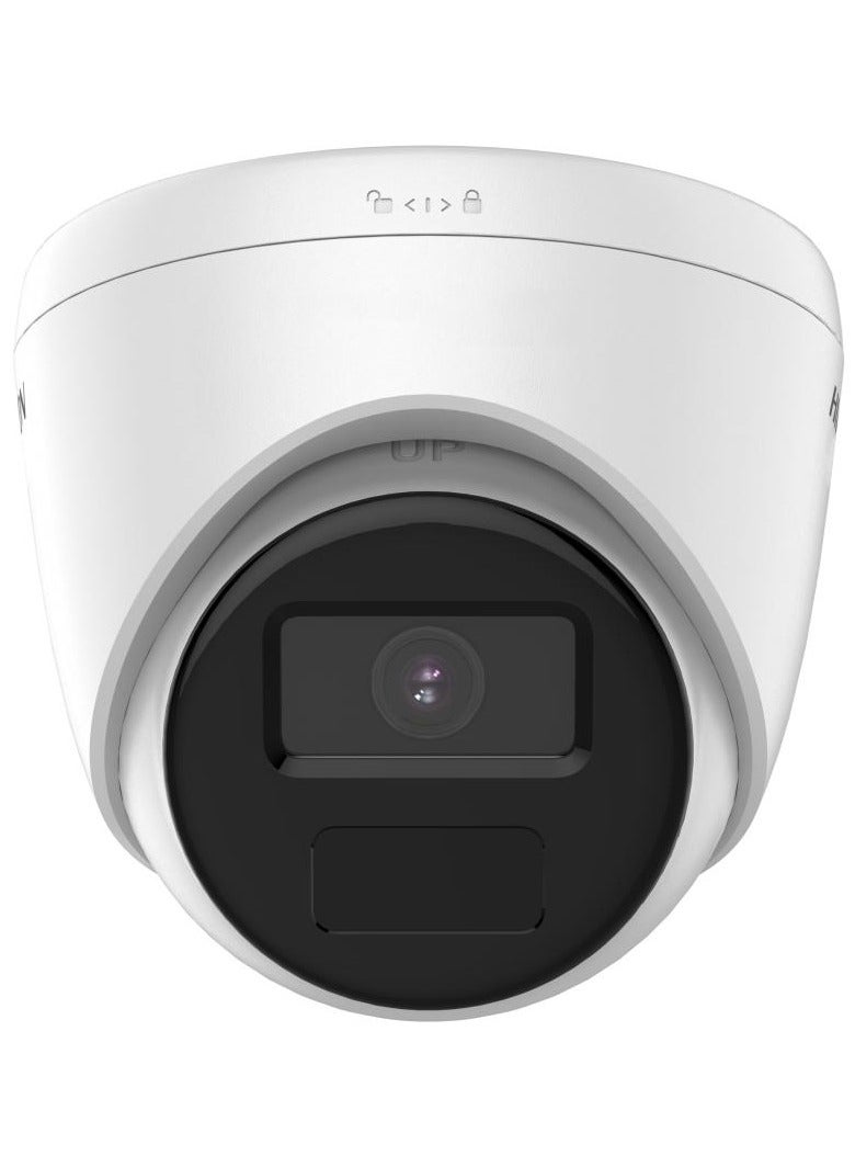 HIKVISION 2MP Fixed Turret Network Camera, 1/2.9" Progressive Scan CMOS, 1920x1080 Resolution, IR Night Vision (Up to 20m), IP67 Weatherproof, PoE, Digital WDR, H.265+/H.265 Video Compression, Fixed 2.8mm/4mm Lens, Motion Detection, 3D DNR, and Security Features | DS-2CD1321G0-I - Image 1