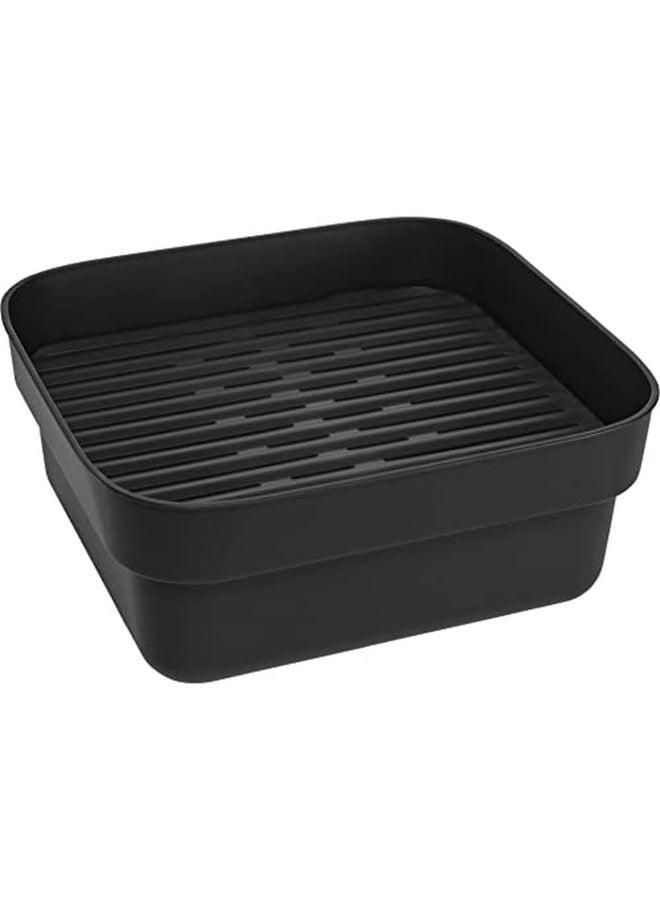 Brabantia Washing Up Bowl with Removable Draining Tray - Dark Grey - Image 4