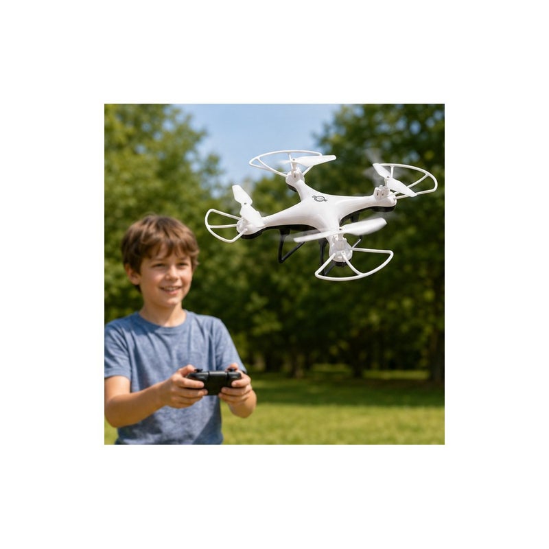 Speed Control | D13 RC Quadrotor Drone for Kids, 2.4G Remote Control, White - Image 3