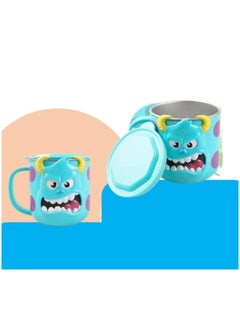 Generic 3D Cartoon Character Kids Drink Water Cup Stainless Steel 280ml ( Sulley )  - Image 2