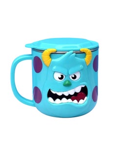 Generic 3D Cartoon Character Kids Drink Water Cup Stainless Steel 280ml ( Sulley )  - Image 1