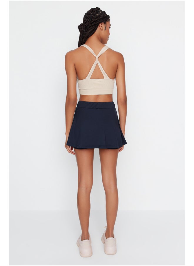 Navy Blue 2 Layer Tennis Knitted Sports Shorts Skirt With Shorts TWOSS22SR00067 - pzsku/Z0C59B7C8EBFB326EC932Z/45/_/1730941948/959bc80c-126d-4f01-80c7-5b64d1088da1