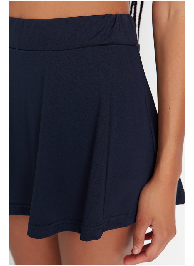 Navy Blue 2 Layer Tennis Knitted Sports Shorts Skirt With Shorts TWOSS22SR00067 - pzsku/Z0C59B7C8EBFB326EC932Z/45/_/1730941950/9e5418cb-0ba4-4e6d-a41d-4ea3b3e8c82e