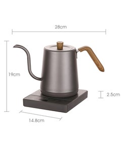 Generic Electric Gooseneck Kettle, 900ml Ultra Fast Boiling Hot Water Kettle, Stainless Steel Electric Kettle, Automatic Temperature Control and Constant Temperature, 1000W Rapid Heating  - Image 2