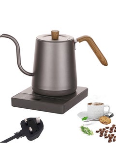 Generic Electric Gooseneck Kettle, 900ml Ultra Fast Boiling Hot Water Kettle, Stainless Steel Electric Kettle, Automatic Temperature Control and Constant Temperature, 1000W Rapid Heating  - Image 1