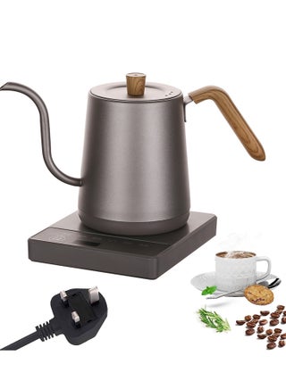 Electric Gooseneck Kettle, 900ml Ultra Fast Boiling Hot Water Kettle, Stainless Steel Electric Kettle, Automatic Temperature Control and Constant Temperature, 1000W Rapid Heating - pzsku/Z0C59BC027DD08A519E59Z/45/_/1698801449/2476d2fd-6972-4256-95a1-8bbf7233b508