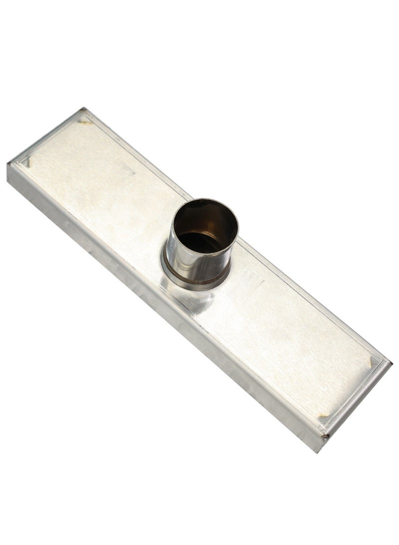 Rectangular shower floor drain, shower drain, 304 stainless steel linear drain with filter fitting  - Image 4