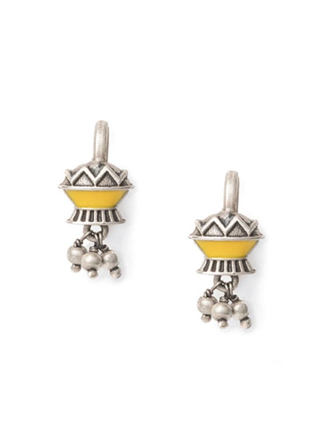 Shaya by CaratLane Kolshi Ear Clips in Oxidised 925 Silver - Image 1