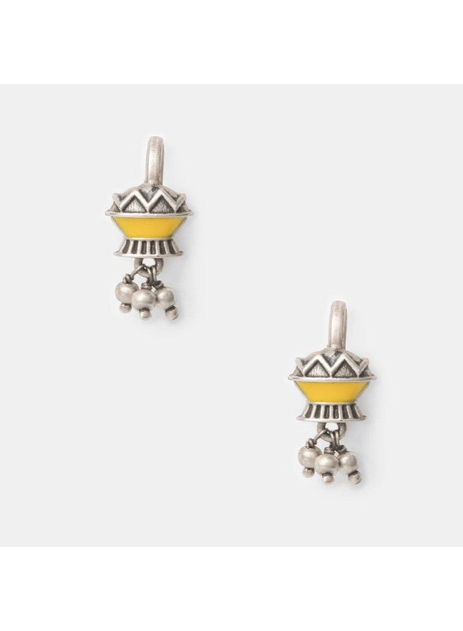 Shaya by CaratLane Kolshi Ear Clips in Oxidised 925 Silver - Image 5