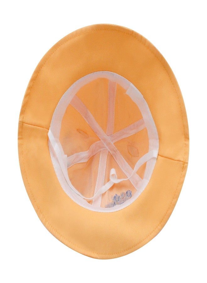 VRITRAZ 3D Cute Bear Cartoon Design Kids Bucket Hat for Boys and Girls, Summer Sun Protection Hat, Beach Hat For Kids, 4 to 5 Years (Color-Yellow) - Image 5