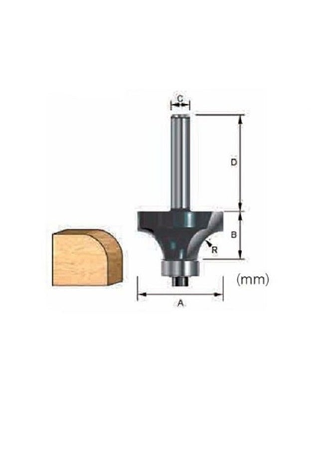 Makita - Router Round Over Bit, 12,9x32x6mm - Image 1