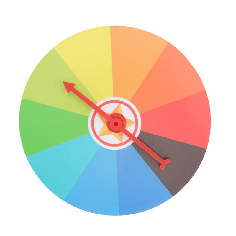 Learning Prize Wheel Rotary Turntable with Blank Cards for Hand Eye Coordination Educational Game Party Props - Image 2
