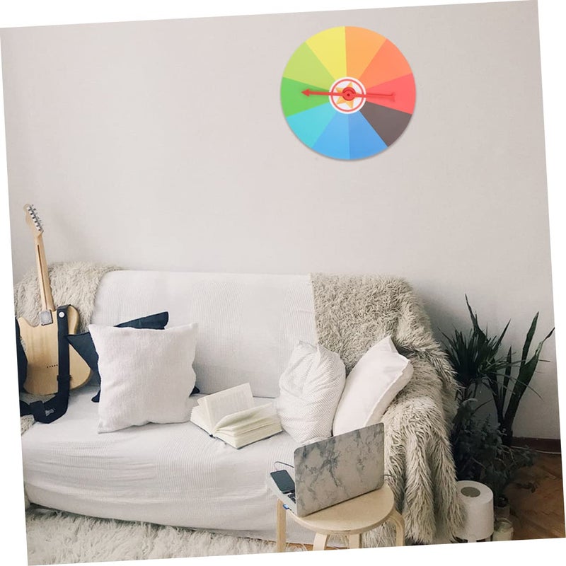 Learning Prize Wheel Rotary Turntable with Blank Cards for Hand Eye Coordination Educational Game Party Props - Image 3