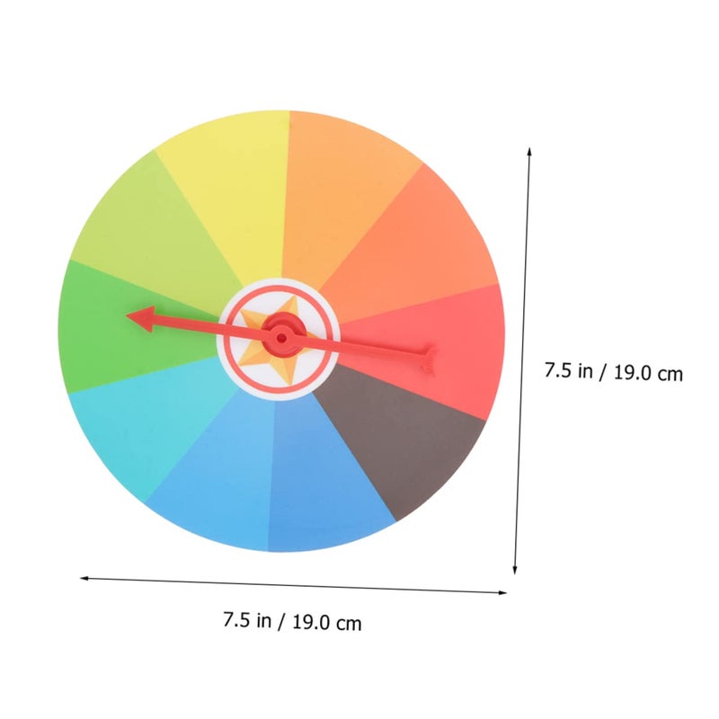 Learning Prize Wheel Rotary Turntable with Blank Cards for Hand Eye Coordination Educational Game Party Props - Image 5