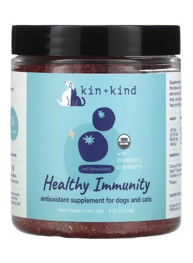 Kin+Kind Healthy Immunity For Dogs and Cats  4 oz 113.4 g - Image 1