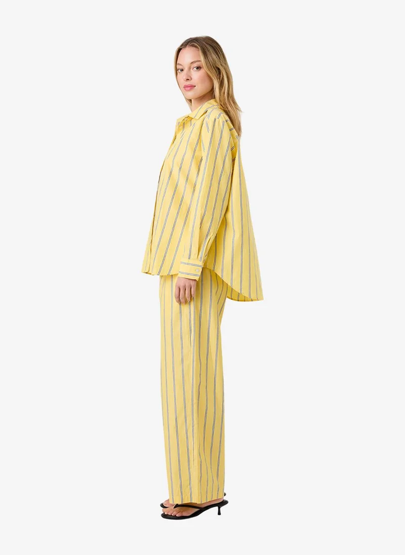 French Connection  Rhodes Poplin Nico Stripe Shirt for Women | Best Price UAE