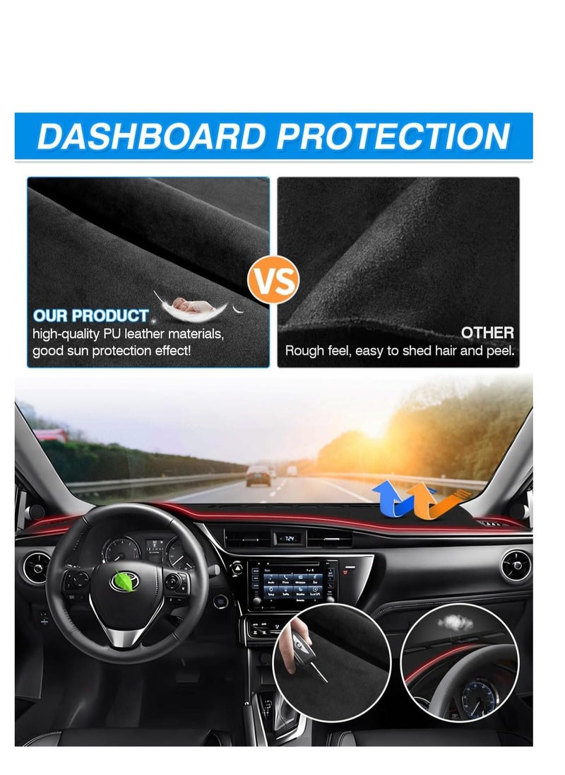 TOYOTA - غطاء حصيرة لوحة القيادة الواقية من الشمس لسيارة Toyota New Corolla (2014-2018) - Image 1