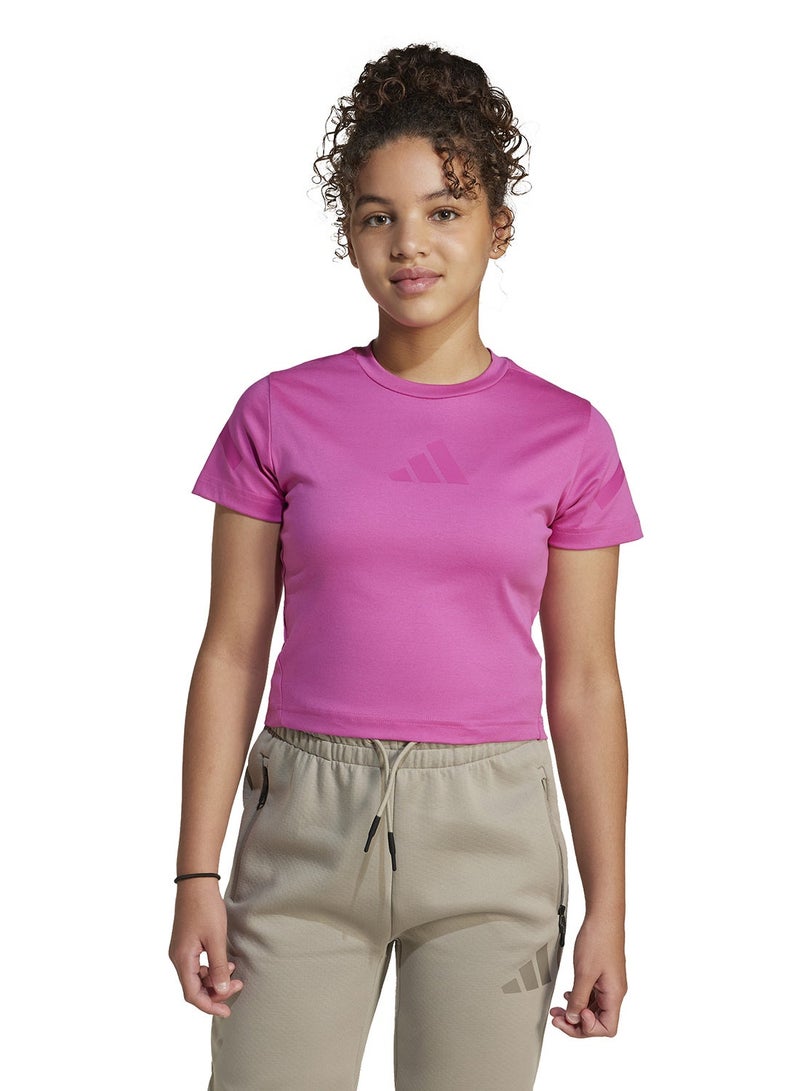 اديداس تيشيرت قصير ضيق ... للشباب - Image 1