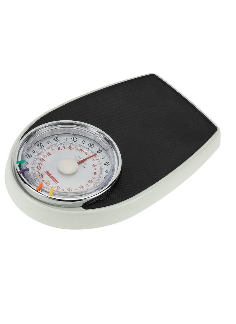 GEEPAS Geepas Mechanical Personal Scale-GBS46528 With Maximum Weight Capacity Of 136 Kg, Leatherwear Surface, Metal Material  - Image 5