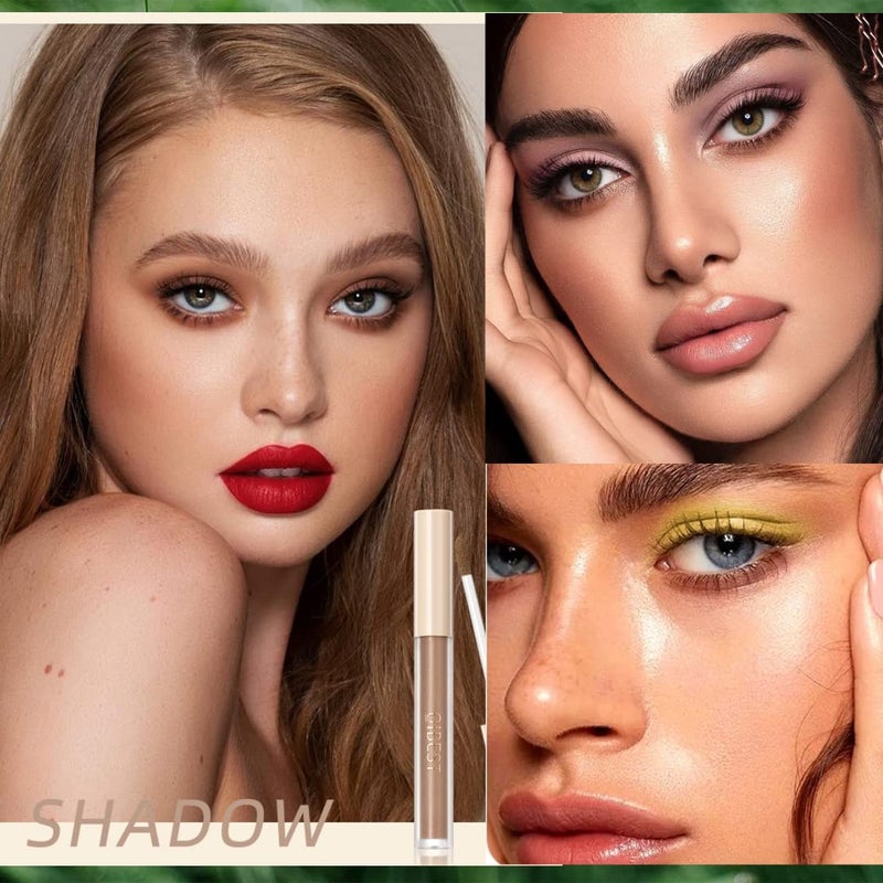 ONarisae Eyeshadow liquid Matte Long Lasting High-pigmented Eyeshadow Gel Eye Makeup (Matte Bloom - Image 5