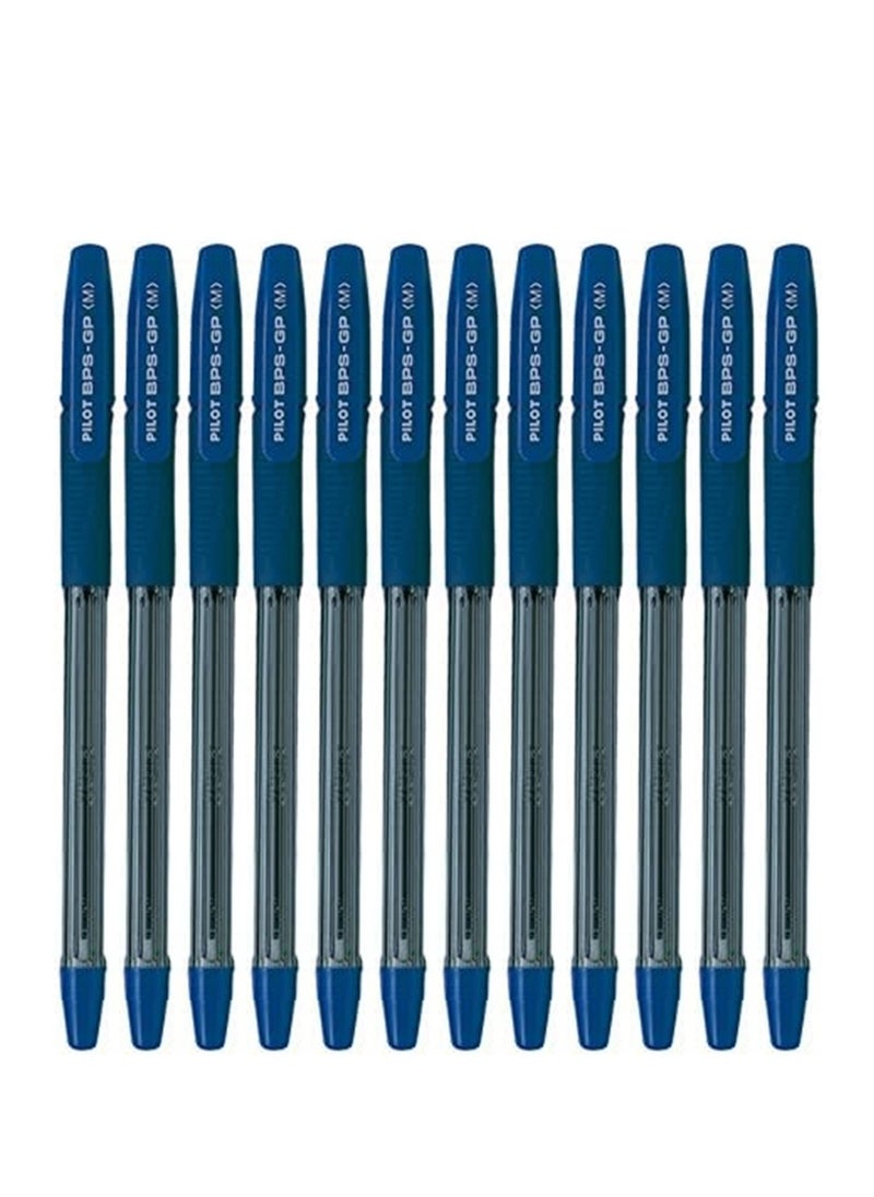 PILOT 12-Piece Ballpoint Pen Medium Tip Blue Ink  - Image 1