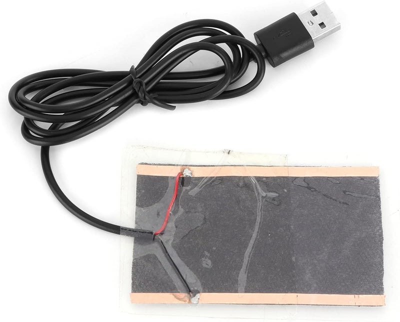 سادة تسخين GLOGLOW للزواحف، فيلم تسخين ألياف كربونية محمول عبر منفذ USB للزواحف والقفازات والأوشحة، إكسسوارات خارجية خفيفة الوزن قابلة للطي ومعدات تحكم في درجة حرارة الزواحف و - Image 3