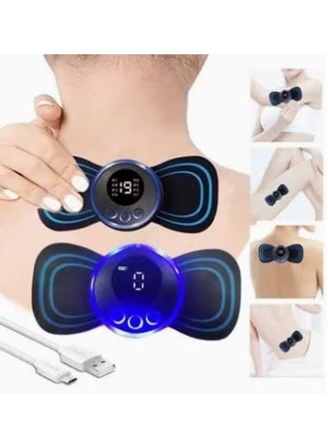 Generic Body Massager Wireless Portable Neck Massager With 8 Modes And 19 Strength Levels Rechargeable Pain Relief  - Image 2