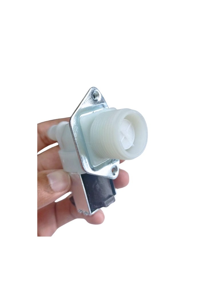 Generic - Washing Machine A inlet water valve (1-Way)Solenoid Valve with 3/4 Inch Thread Inlet AC  220/240V Washing Machine single Port Valve controlling the flow of water into the detergent compartment - Image 1