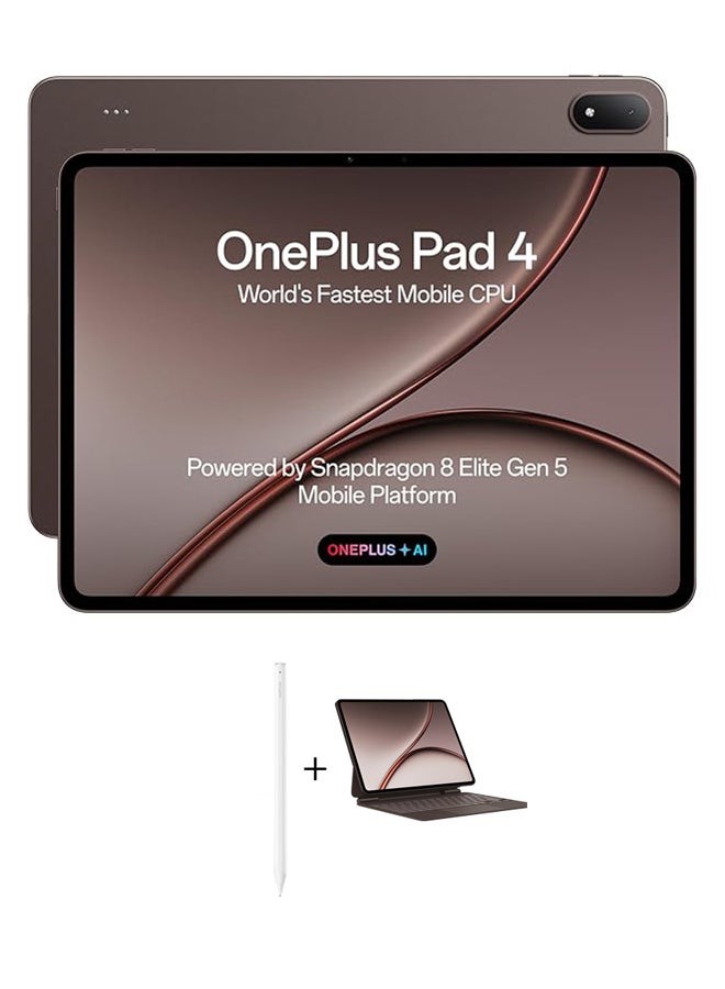 OnePlus Pad 4 Dune Glow 12GB RAM 512GB WiFi With Stylus & Keyboard - International Version - Image 1