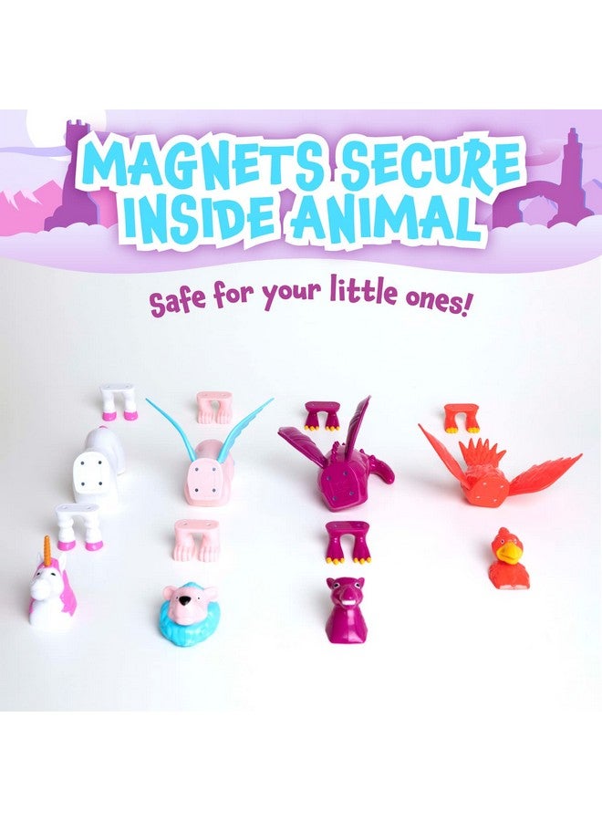 ببيولار بلايثنجس مجموعة ألعاب مملكة الأساطير الباستيل المغناطيسية، 15 قطعة، قابلة للمزج أو المطابقة - Image 4