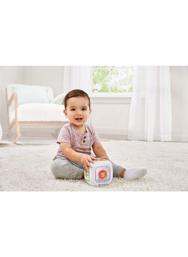 vtech Baby Sensory Sounds Musical Cube – Interactive Baby Toy with Nursery Rhymes, Classical Tunes & Textured Manipulatives | Teaches Animals & Instruments | For Ages 3–18 Months+ - Image 5