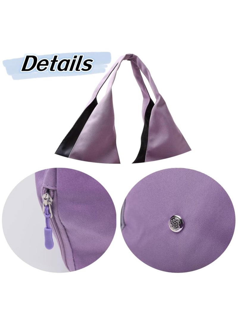 آنا حقيبة يوجا قابلة للفصل بين الجاف والرطب، مع حجرة أحذية مستقلة، تناسب وضع حصيرة اليوغا، وحملها باليد. - Image 5