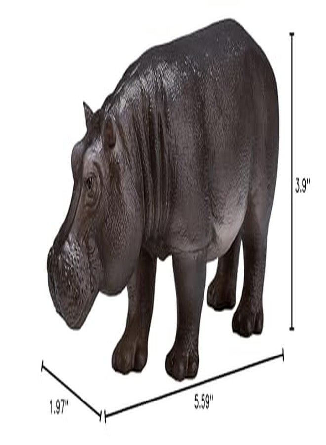 MOJO Hippopotamus (Female) Animal Model Toy Figure - Image 4