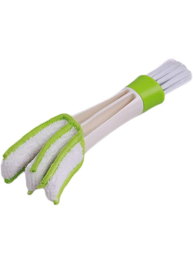 منظف صغير لفتحات الهواء في السيارة وأداة تنظيف مكيف الهواء وجمع الغبار وقطعة قماش للتنظيف للوحة المفاتيح والنوافذ والستائر - Image 1