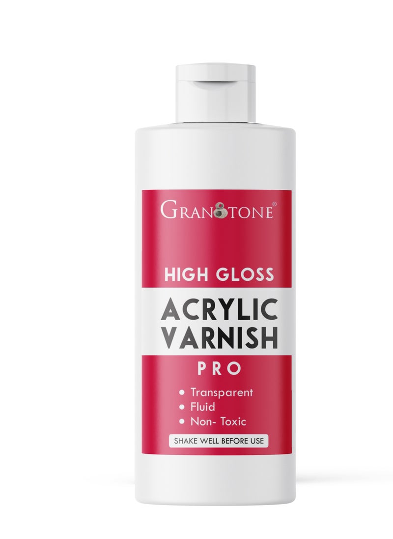 Granotone - Granotone Acrylic Artist's Varnish - High Gloss 200ML - Image 1